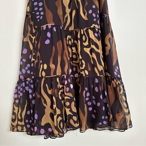 DVF Diane Von Furstenberg Vintage Silk Dress Size Small - Picture 3 of 9